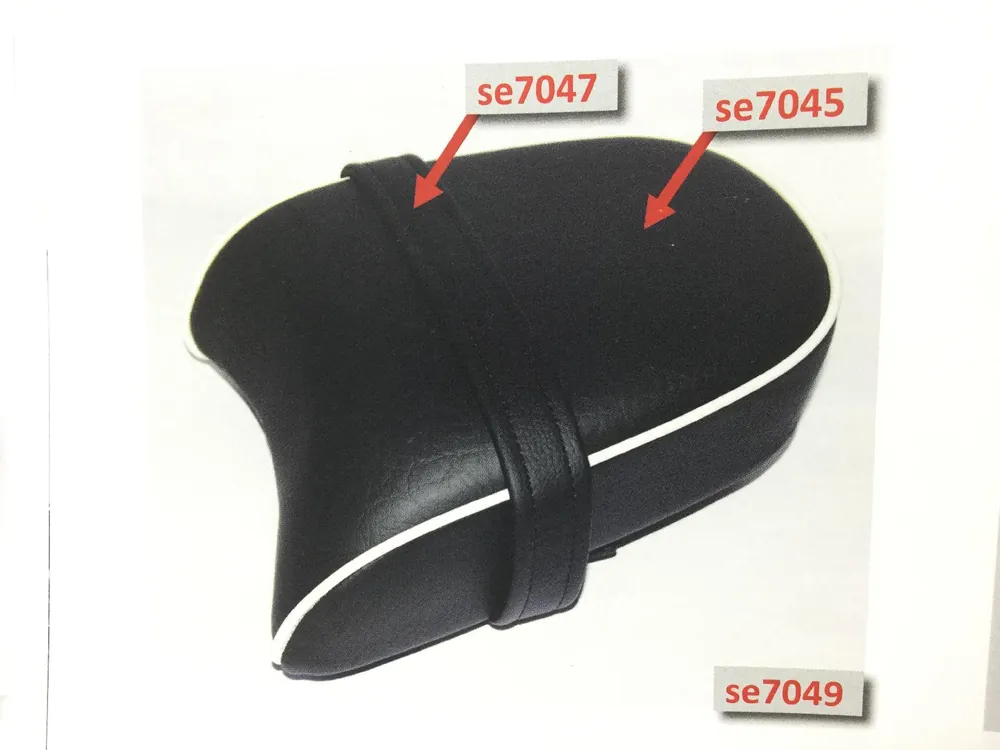Compra Online Aprilia scarabeo 50 sella posteriore bordo bianco con cinghia isotta 1994 1997 le