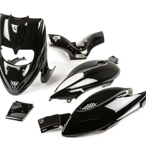 Ultima Occasione Kit carene plastiche scocche gilera stalker 50 1997 2011 nero lucido verniciato