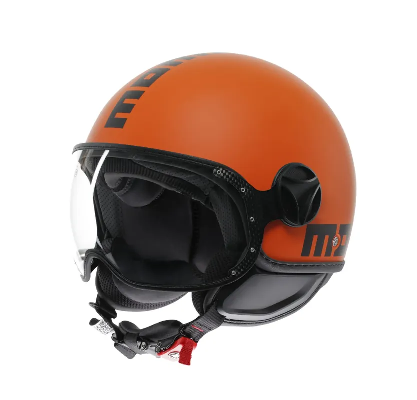 Casco momo fgtr classic orange/black taglia s Ultime Pezzi