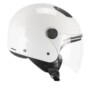 Casco demi jet ska-p 1lha luke mono bianco lucido taglia m Must-Have
