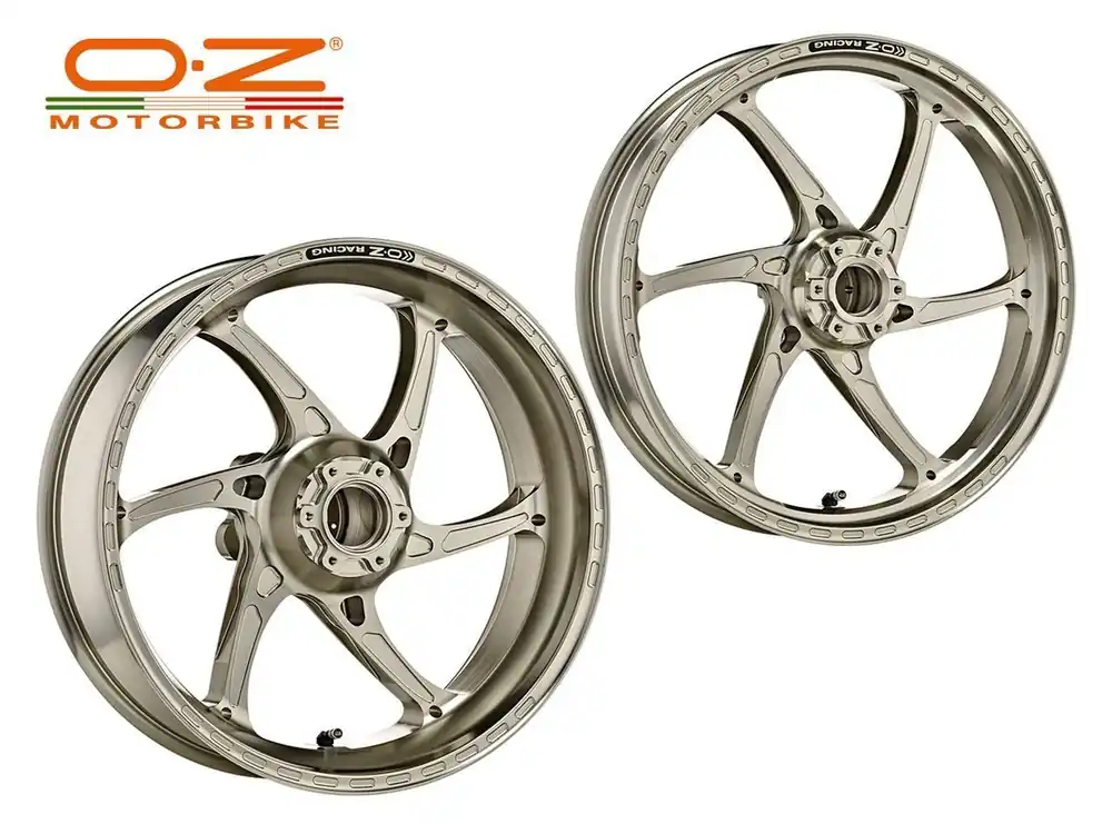 Ultime Pezzi COPPIA CERCHI ALLUMINIO GASS RS-A OZ RACING KAWASAKI ZX-10RR / SE 2016-2019-