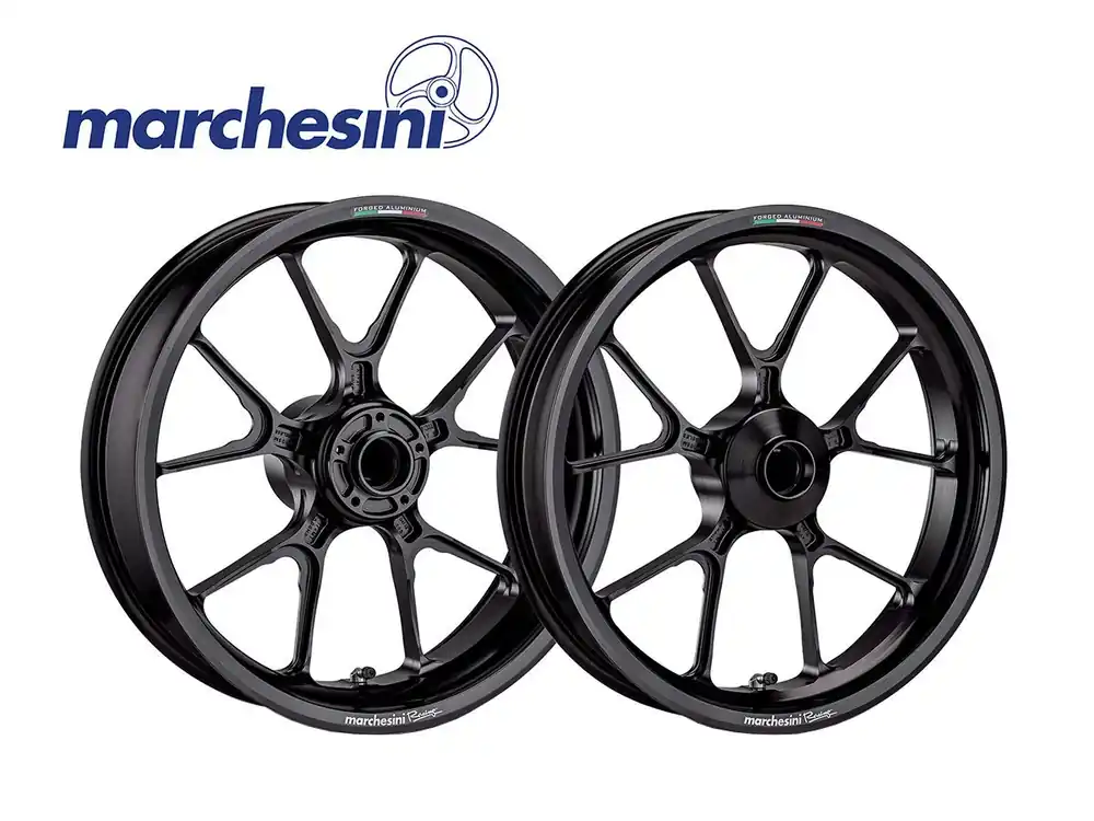 COPPIA CERCHI MARCHESINI M10RR KOMPE 16.5X3.50/17X5 HONDA CRF 450 R 2013-2020- Solo Oggi