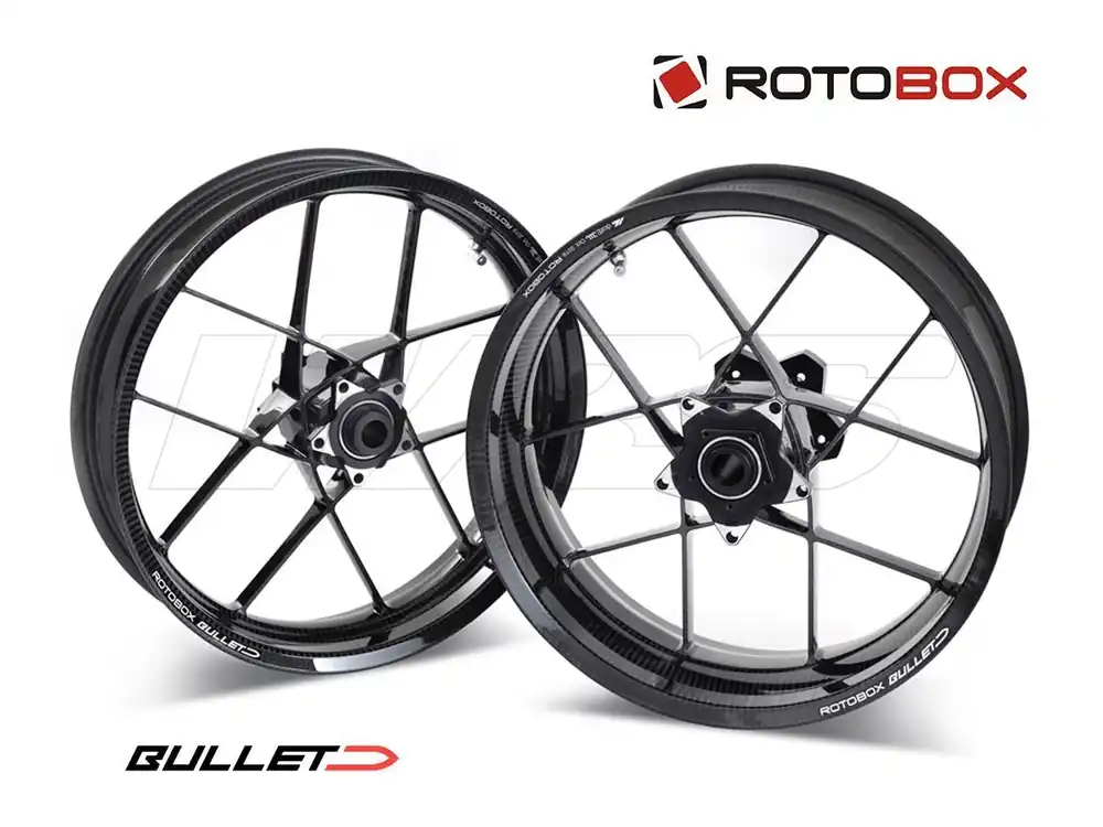 COPPIA CERCHI CARBONIO ROTOBOX BULLET HONDA CBR 1000 RR 2008-2016- Promozione