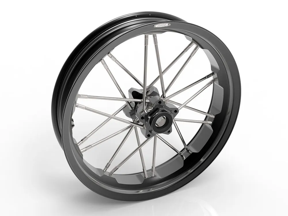 CERCHIO ANTERIORE TITANIO R3.50X17 5 FORI JONICH DUCATI HYPERMOTARD 1100 / S / SP / EVO- Di Tendenza