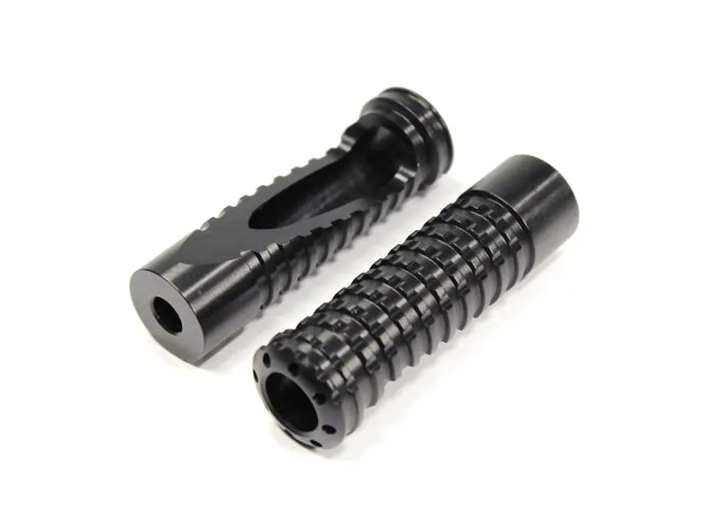 Occasione Imperdibile COPPIA POGGIAPIEDI UF-18 RACING NERI GILLES TOOLING UNIVERSALI-