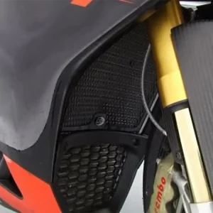 Subito Disponibile GRIGLIA PROTEZIONE RADIATORE R&G APRILIA RSV4 / R 2009-2014-