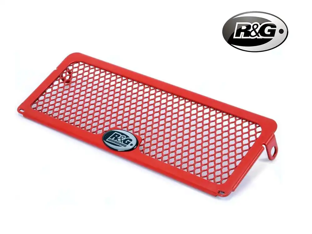 GRIGLIA PROTEZIONE RADIATORE OLIO ROSSO R&G DUCATI MULTISTRADA 950 2017-2019- Non Perdere