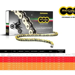 CATENA REGINA 90RH2 PASSO 415 KTM SX 50 PRO SENIOR LC 02-03- Spedizione Espresso