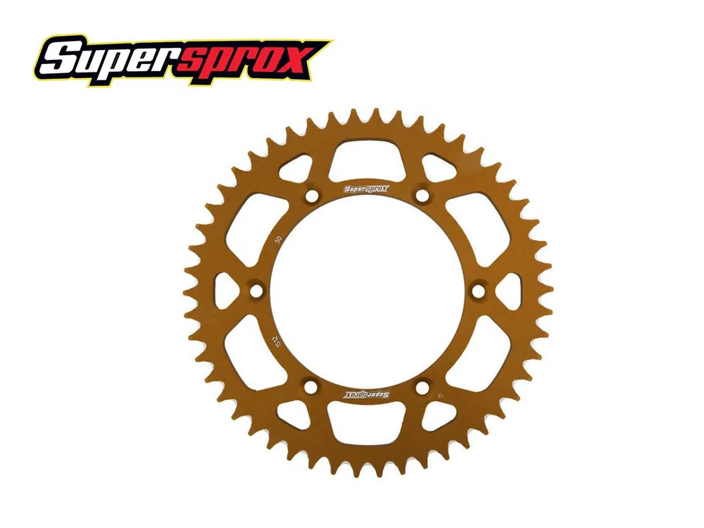 CORONA PASSO 420 ALLUMINIO 56 SUPERSPROX BRONZO HONDA CRF R 150 2007-2015- Novità