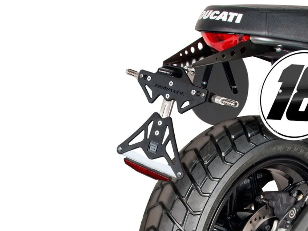 PORTATARGA STREET BARRACUDA DUCATI SCRAMBLER 800 2014-2021- Reso Gratuito
