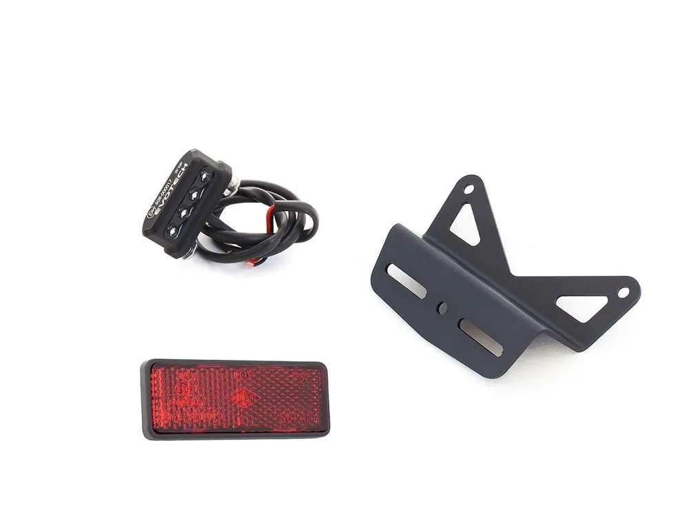 Prezzo Scontato KIT LUCE TARGA + SUPPORTO + CATADIOTTRO EVOTECH KAWASAKI Z 900 2017-2024-