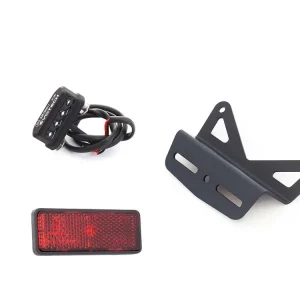Professionale KIT LUCE TARGA + SUPPORTO + CATADIOTTRO EVOTECH HONDA 500 NX 2024-