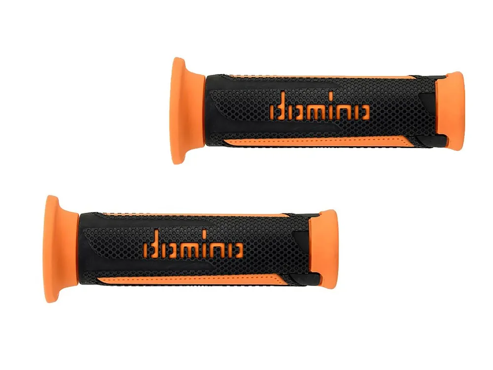 Prezzo Di Fabbrica A350 COPPIA MANOPOLE ANTRACITE / ARANCIO TURISMO DOMINO UNIVERSALI-