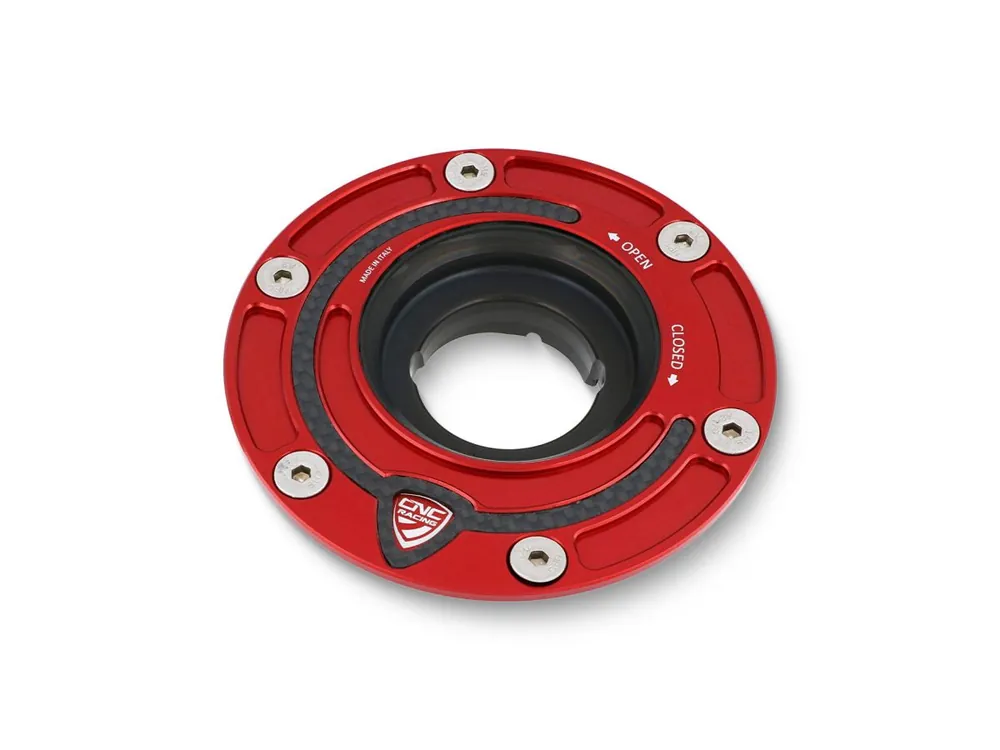 TAPPO SERBATOIO CARBURANTE FLANGIA CARBON CNC RACING MV AGUSTA F3 800 2013-18- Subito Disponibile