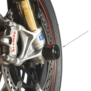 Professionale TAPPO PROTEZIONE FORCELLA VERSIONE PICCOLA R&G DUCATI PANIGALE V4 / S / R 2018-2020-