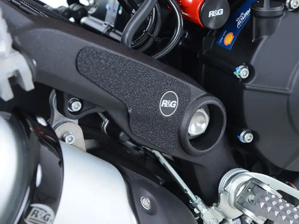 Di Tendenza COPPIA ADESIVI ANTISCIVOLO PARATACCO R&G DUCATI SCRAMBLER CLASSIC 800 2015-2018-