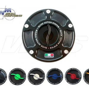 Esclusivo TAPPO SERBATOIO COMPLETO TWM ALLUMINIO KAWASAKI Z 750 / R 2007-2016-