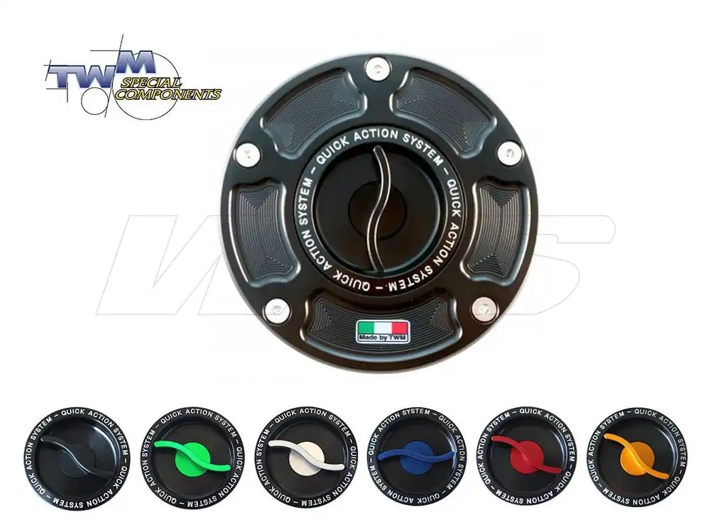 Esclusivo TAPPO SERBATOIO COMPLETO TWM ALLUMINIO KAWASAKI Z 750 / R 2007-2016-