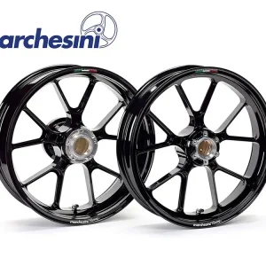 COPPIA CERCHI MAGNESIO MARCHESINI M10RS CORSE KAWASAKI ZX 10 R 2006-2010- Pagamento Sicuro