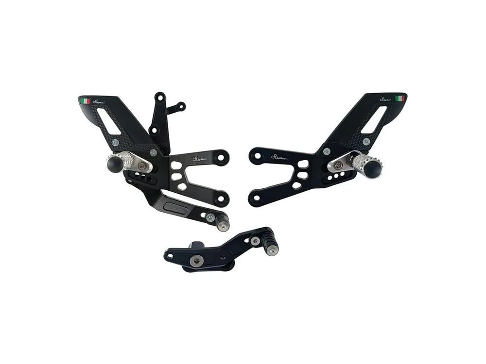 PEDANE REGOLABILI POGGIAPIEDI FISSI STANDARD LIGHTECH HONDA CBR 600 RR 2007-2025- Vendita Finale