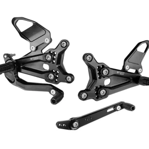 PEDANE ARRETRATE REGOLABILI BONAMICI RACING TRIUMPH SPEED TRIPLE 1200 RS 2021-2024- Vendita Finale