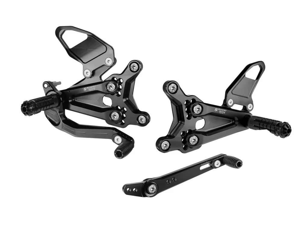 PEDANE ARRETRATE REGOLABILI BONAMICI RACING TRIUMPH SPEED TRIPLE 1200 RS 2021-2024- Vendita Finale