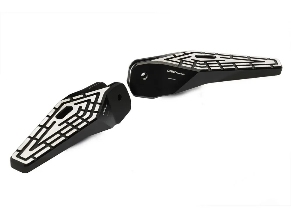 POGGIAPIEDI PILOTA BICOLORE CNC RACING DUCATI XDIAVEL 1260 2016-19- Nuovo Arrivo