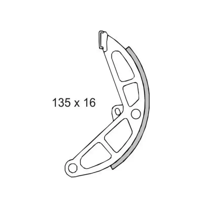 Reso Gratuito GANASCE FRENO POSTERIORI RMS CLASSIC PIAGGIO CIAO/BRAVO/SI 50CC 4145574