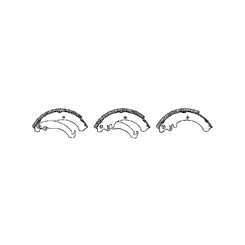 Occasione Imperdibile SERIE 4 CEPPI FRENO PIAGGIO APE 50 POSTERIORE (+ÿ 150 x 32mm)