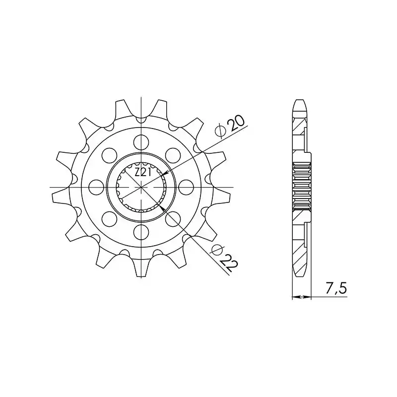 Soddisfatti O Rimborsati PIGNONE P520 - Z13 (DIS.20208)