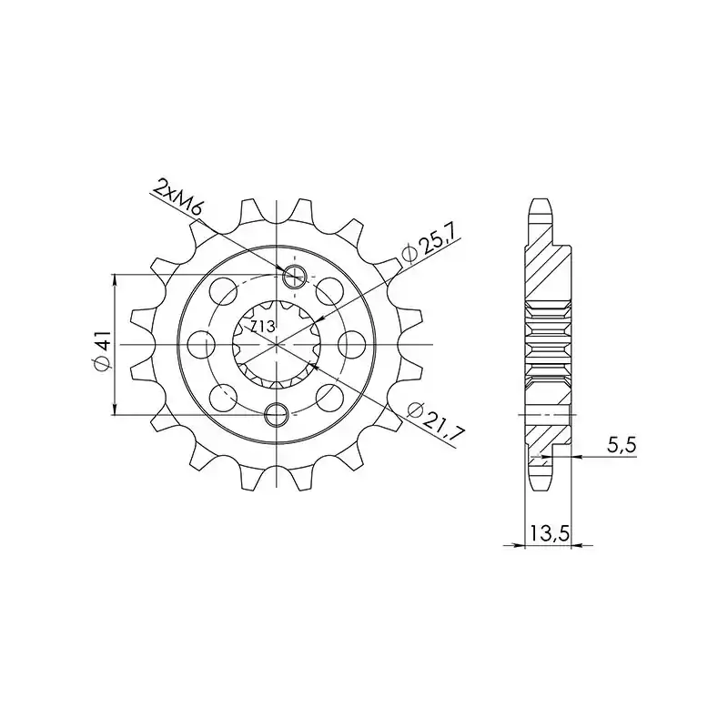 PIGNONE P525 - Z16 (DIS.20507) Novità