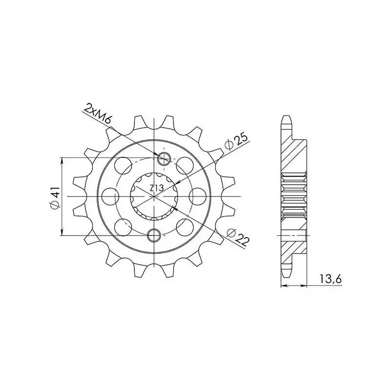 Non Perdere PIGNONE P520 - Z14 (DIS.20517)