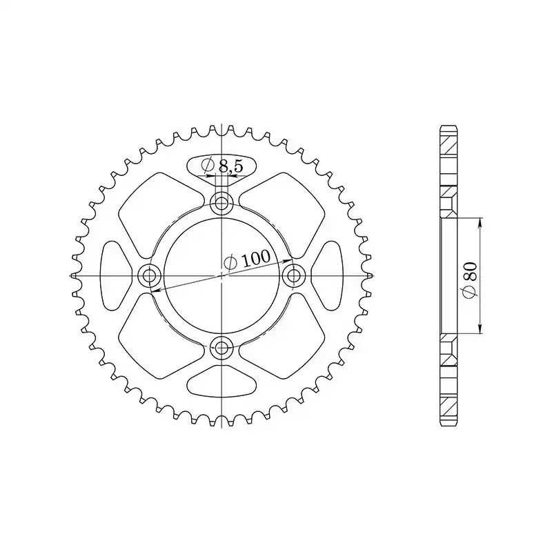 CORONA IN ACCIAIO P428 - Z50 (DIS.10110) Spedizione Espresso