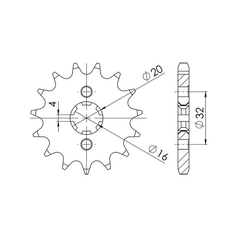 PIGNONE P428 - Z14 (DIS.21211) Popolare