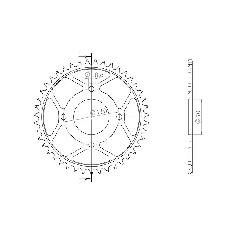 CORONA IN ACCIAIO P530 - Z36 (DIS.10402) Ordina Subito