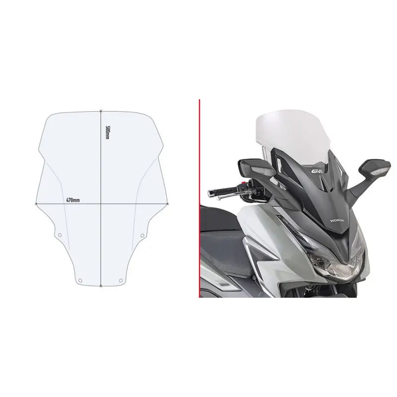 Spedizione Gratuita PARABREZZA HONDA FORZA 350 (2021)
