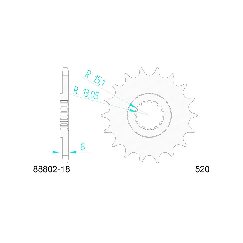 Bestseller Pignone afam in acciaio p520 - z18 (dis.88802)