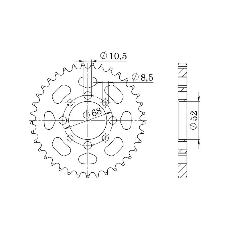 CORONA IN ACCIAIO P420 - Z37 (DIS.14100) Vendita Finale