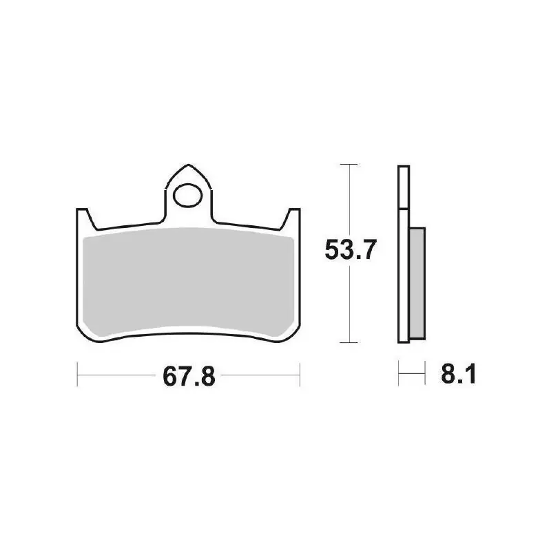 PASTIGLIE FRENO ANTERIORE SBS 622HS Reso Gratuito