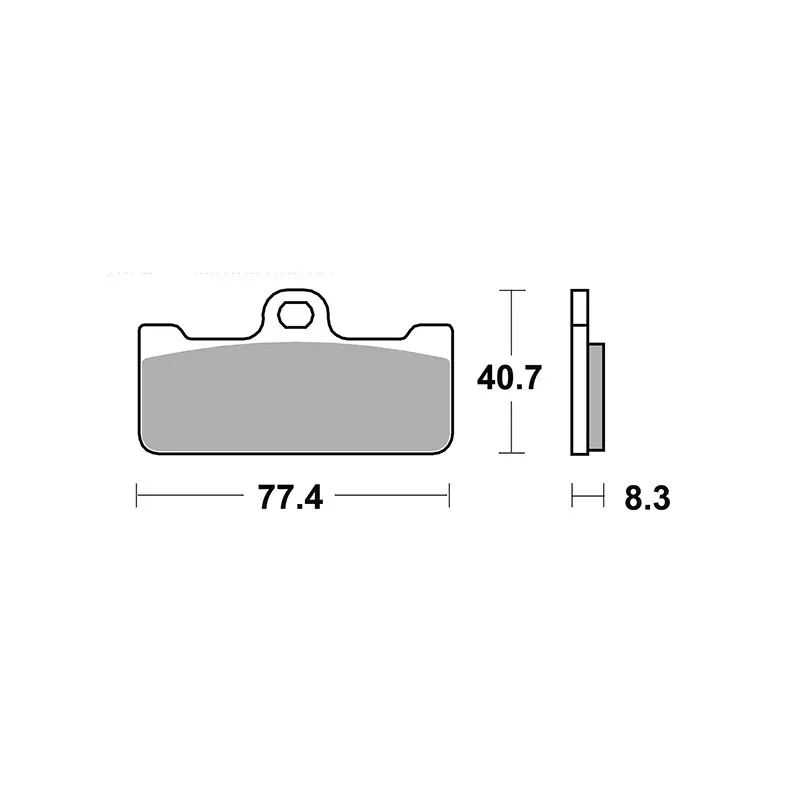 PASTIGLIE FRENO ANTERIORE RACING SBS 695DS-2 Di Tendenza