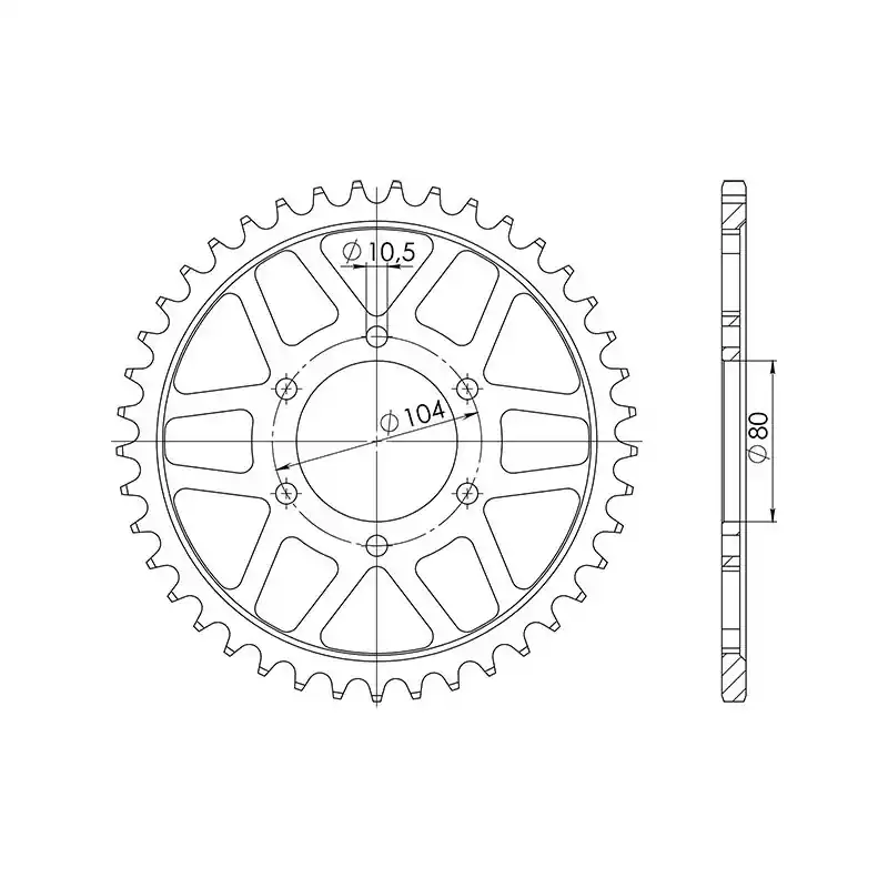Sconto CORONA IN ACCIAIO P630 - Z40 (DIS.16601)