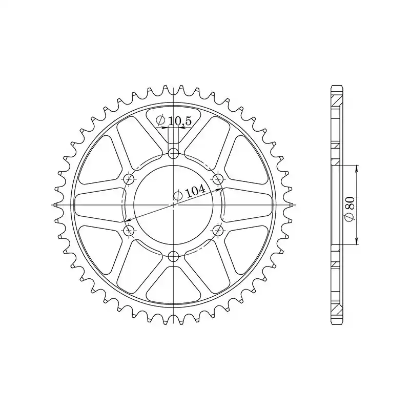 Offerta Del Giorno CORONA IN ACCIAIO P530 - Z44 (DIS.16604)