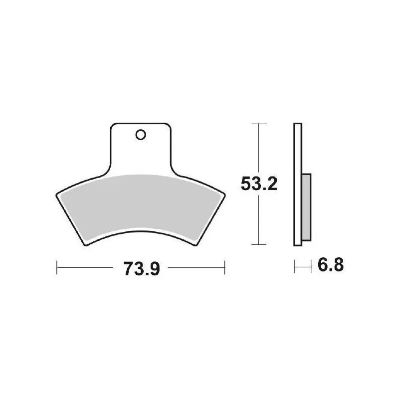 PASTIGLIE FRENO SBS 755ATS Prezzo Scontato