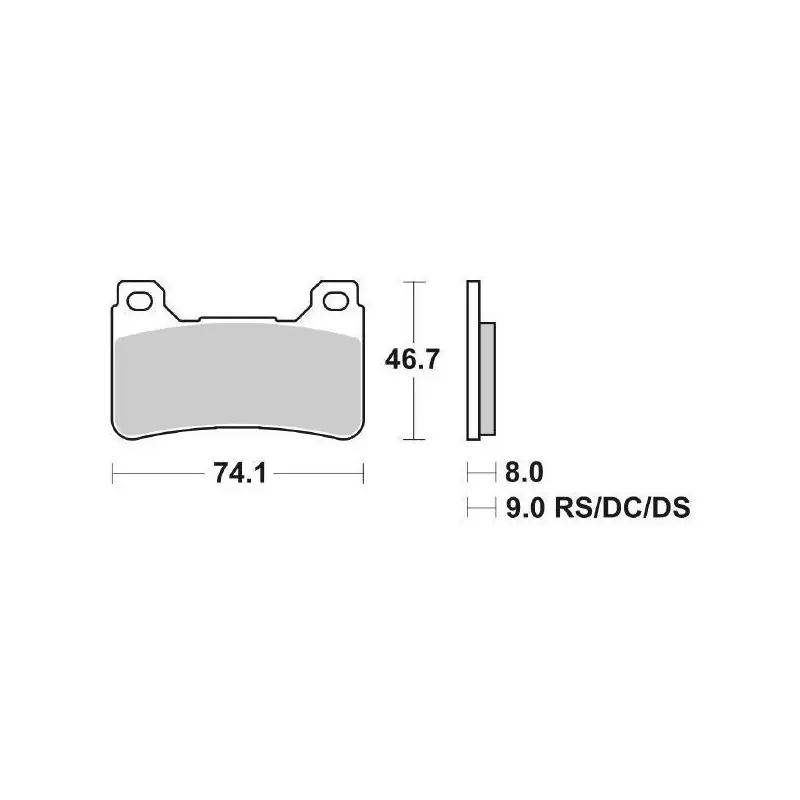 PASTIGLIE FRENO ANTERIORE RACING SBS 809DC Scelto Dai Clienti
