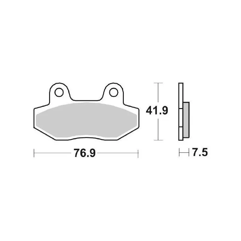 Occasione PASTIGLIE FRENO SBS 814HF