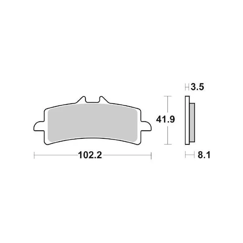 PASTIGLIE FRENO ANTERIORE RACING SBS 841DC Consegna Rapida