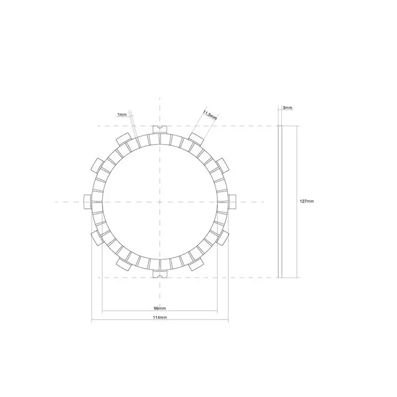 Super Prezzo DISCO FRIZIONE GUARNITO FCC