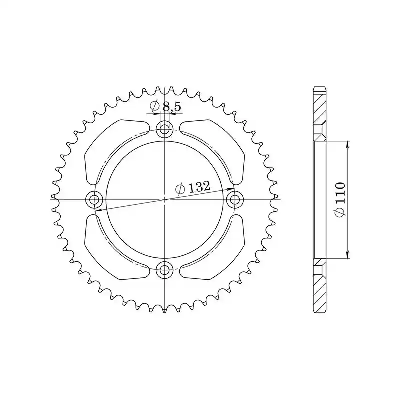 CORONA IN ACCIAIO P525 - Z41 (DIS.71400) Promozione Esclusiva