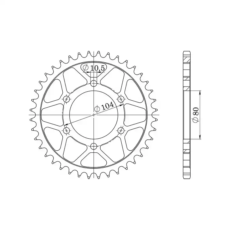 Quantità Limitata CORONA IN ACCIAIO P520 - Z40 (DIS.92404)