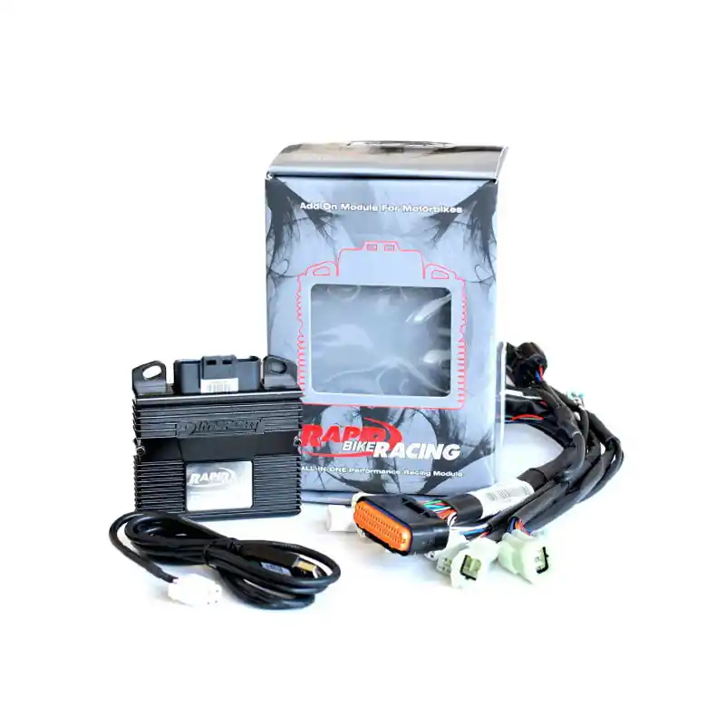 Reso Gratuito KIT CENTRALINA + CABLAGGIO RACING EXCLUSIVE (Rif.RapidBike: KRBRAC-055JA-EX)